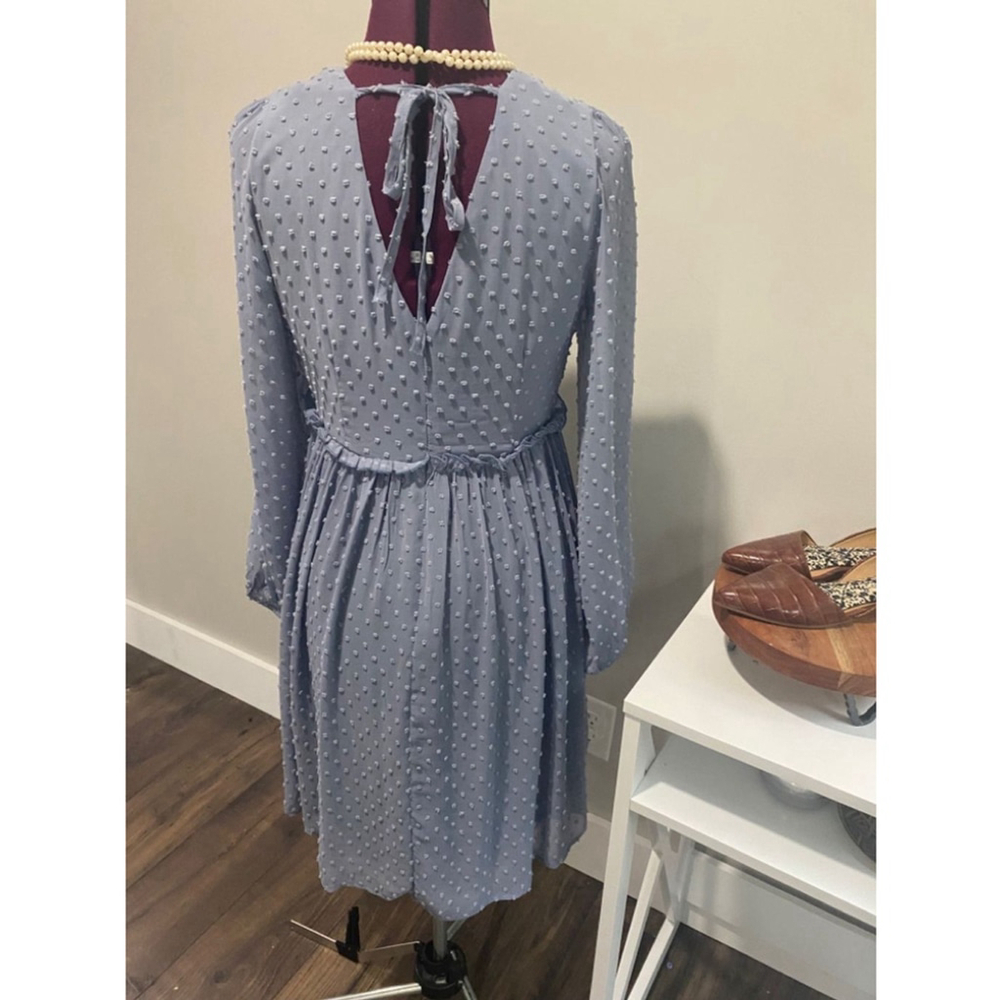 Listicle Swiss Dot Dress Medium - Picture 3 of 4